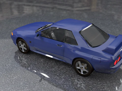 Nissan Skyline GTR Old Style 3D Model