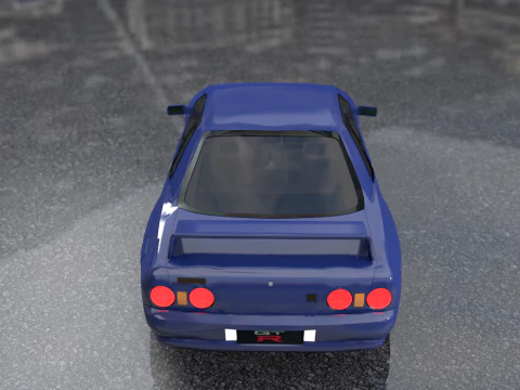 Nissan Skyline GTR Old Style 3D Model