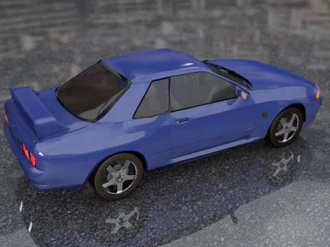 Nissan Skyline GTR Old Style 3D Model