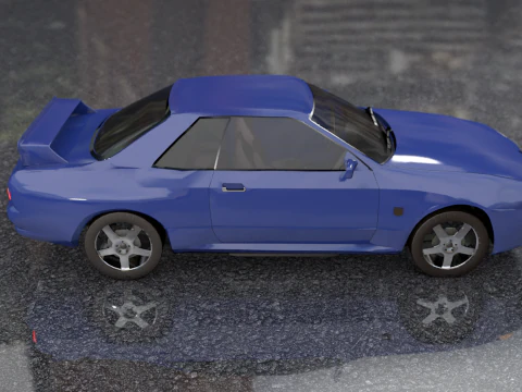Nissan Skyline GTR Old Style 3D Model