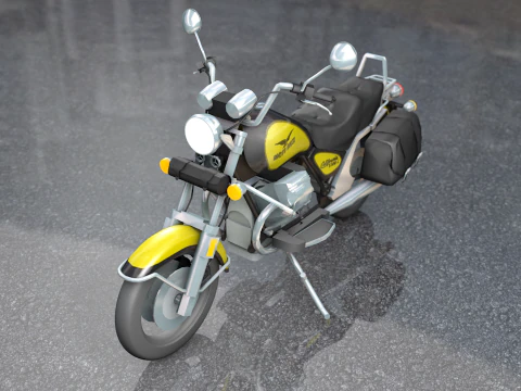 Moto Antigua Guzzi 1100 California Modelo 3D