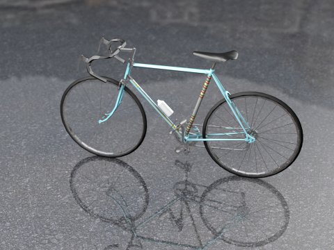 Спортивный гоночный велосипед Milano San Remo 3D Модель