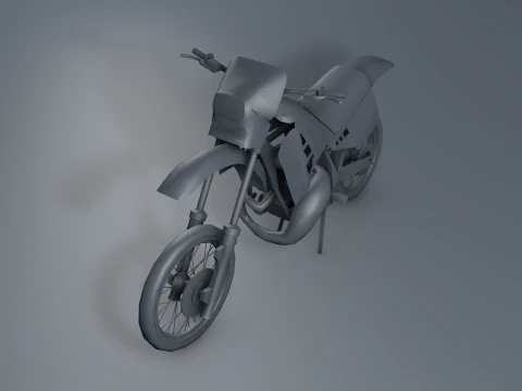 Motocross Mjolnir Enduro Moto 125 3D Model