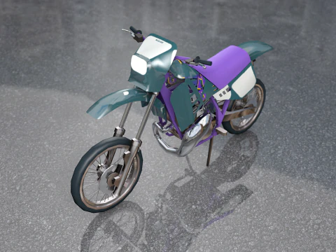 Motocross Mjolnir Enduro Moto 125 3D Model