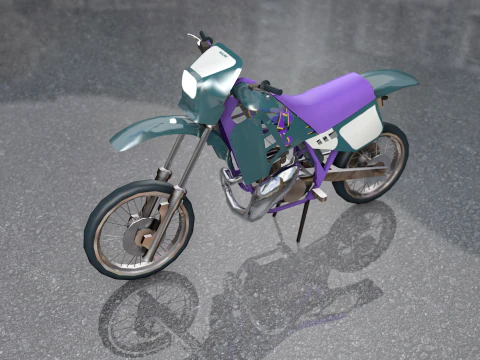 Motocross Mjolnir Enduro Moto 125 3D Model