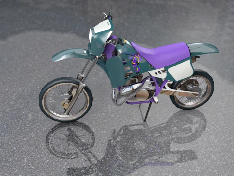 Motocross Mjolnir Enduro Moto 125 3D Model