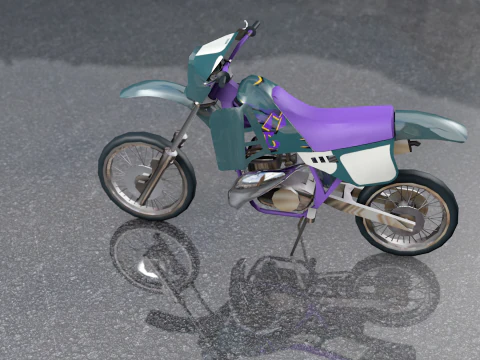 Motocross Mjolnir Enduro Moto 125 3D Model
