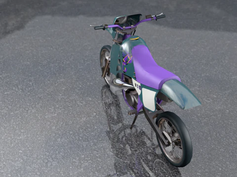 Motocross Mjolnir Enduro Moto 125 3D Model