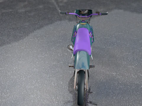 Motocross Mjolnir Enduro Moto 125 3D Model