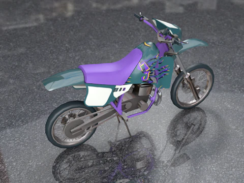 Motocross Mjolnir Enduro Moto 125 3D Model