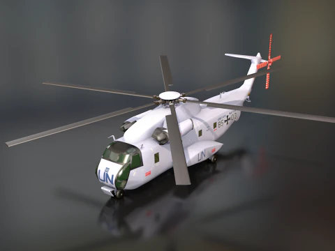 Sikorsky CH-53 Sea Stallion Hubschrauber 3D Modell