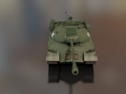 Stalin JS 3 Military Tank 3D Model