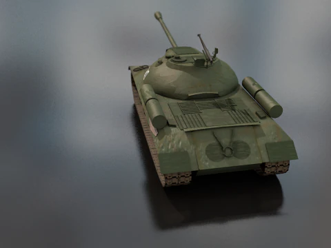 Stalin JS 3 Military Tank 3D Model