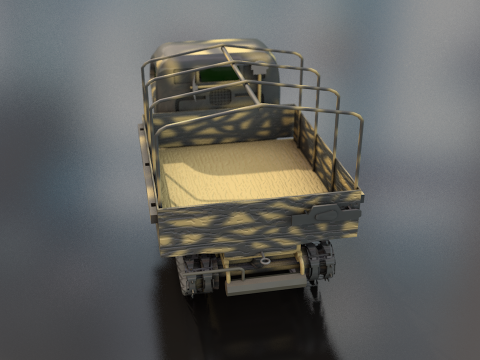 Steyr Military Tractor 3D Model