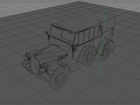 Ve&iacute;culo Militar Horcher Modelo 3D