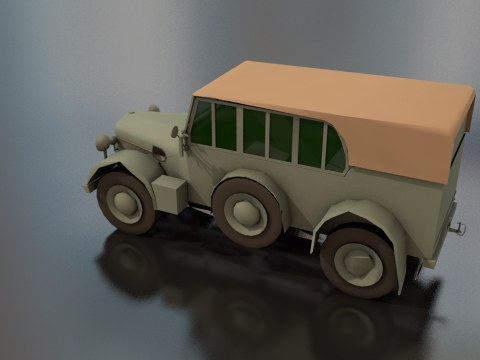 Ve&iacute;culo Militar Horcher Modelo 3D