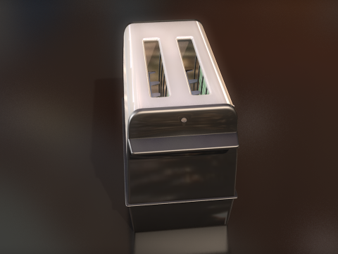 Retro Eletric Toaster 3D Model