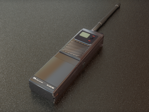 Walkie Talkie Radio 3D Model