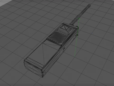 Walkie Talkie Radio 3D Model