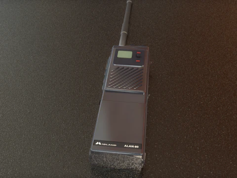 Walkie Talkie Radio 3D Model