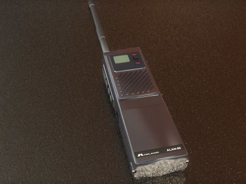 Walkie Talkie Radio 3D Model