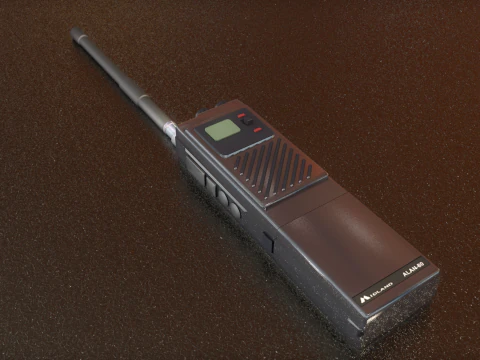Walkie Talkie Radio 3D Model