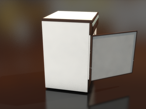 Vintage Clothes Washing Machine 3D Model