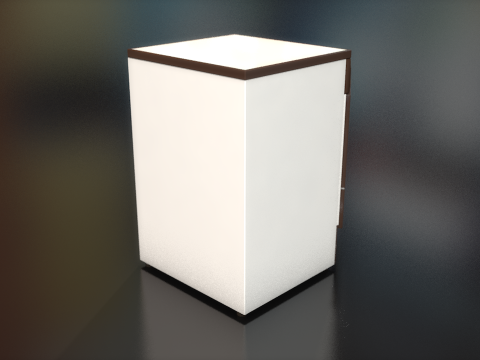 Vintage Clothes Washing Machine 3D Model