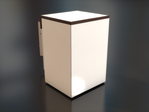 Vintage Clothes Washing Machine 3D Model