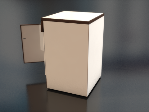 Vintage Clothes Washing Machine 3D Model