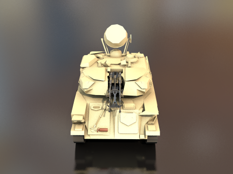 シルカ ZSU 23-4 ソ連軍戦車 3Dモデル