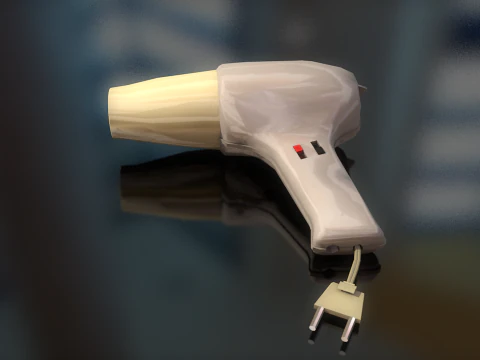 헤어드라이어 3D 모델