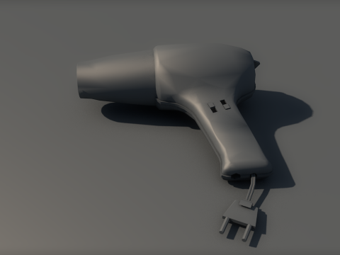 Asciugacapelli Modello 3D