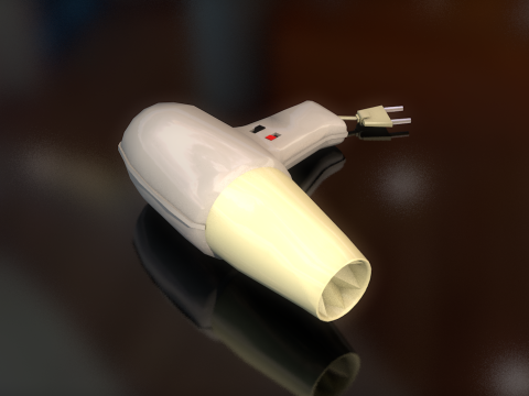 Asciugacapelli Modello 3D