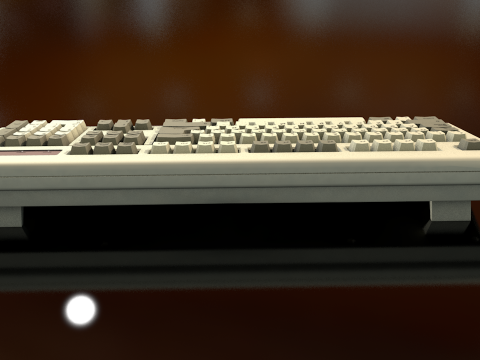 Computer Keyboard 3D Model