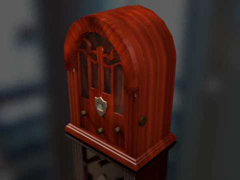 Magnadyne Vintage Radio 3D Model