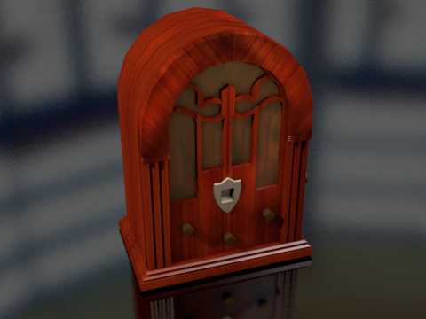 Magnadyne Vintage Radio 3D Model