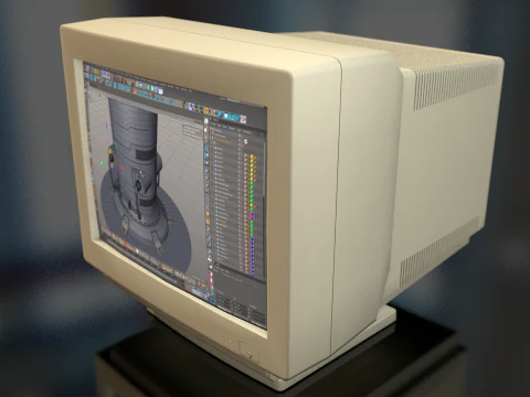 Pc Computer Screen Monitor 3D Model