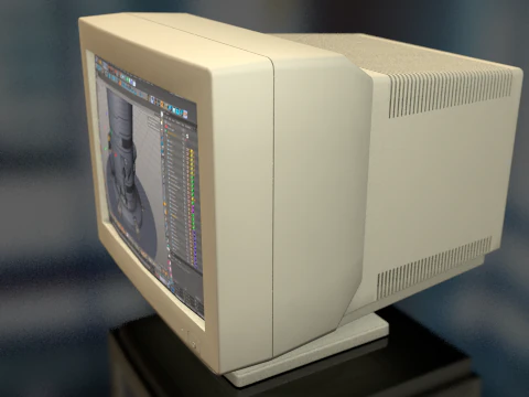 Pc Computer Screen Monitor 3D Model