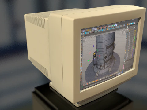 Pc Computer Screen Monitor 3D Model