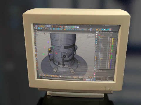 Pc Computer Screen Monitor 3D Model