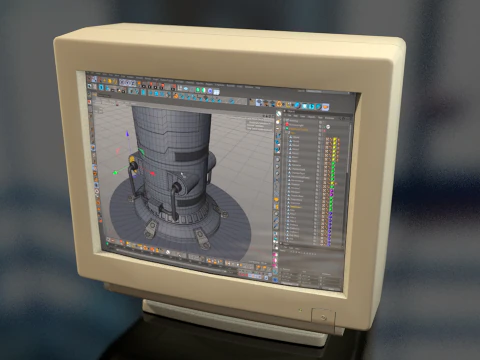 Pc Computer Screen Monitor 3D Model