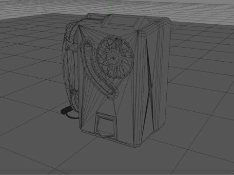 Public Pay Phone 3D Model