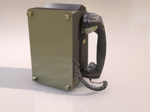 Public Pay Phone 3D Model