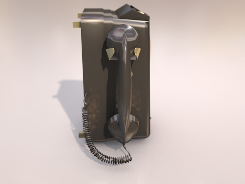 Public Pay Phone 3D Model