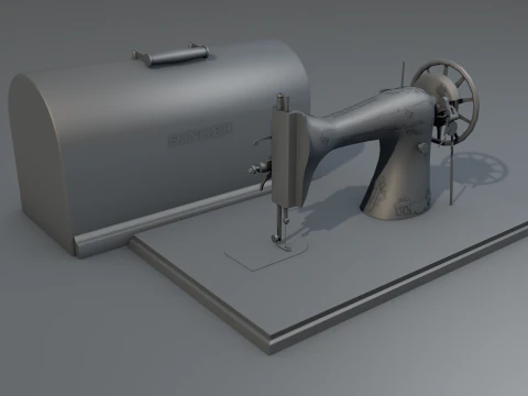 Singer Sewing Machine 3D Model