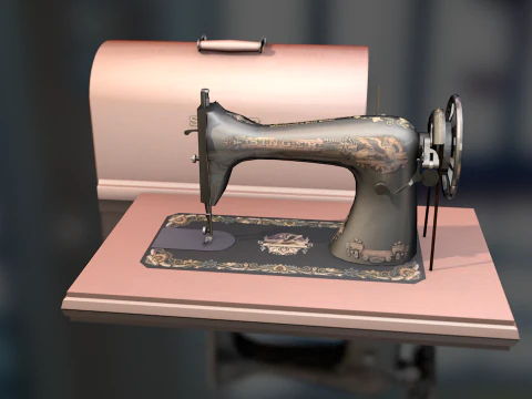 Singer Sewing Machine 3D Model