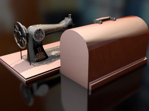 Singer Sewing Machine 3D Model