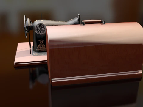 Singer Sewing Machine 3D Model