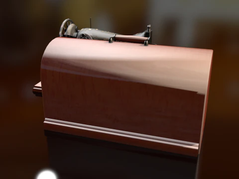 Singer Sewing Machine 3D Model
